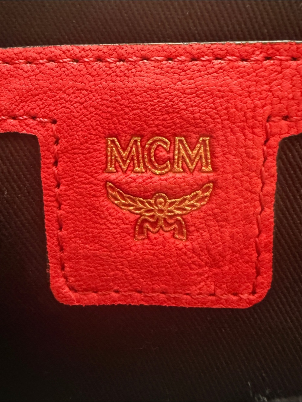 MCM Small Stark Insignia Leather Backpack - Picture 15 of 16